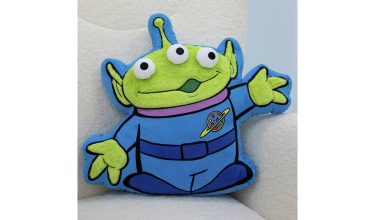 Toy Story Alien Shaped Cushion Blue - 43x37cm