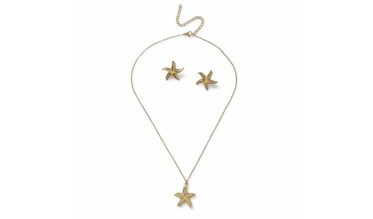 Liars & Lovers Starfish Pendant Necklace & Earrings Gift Set