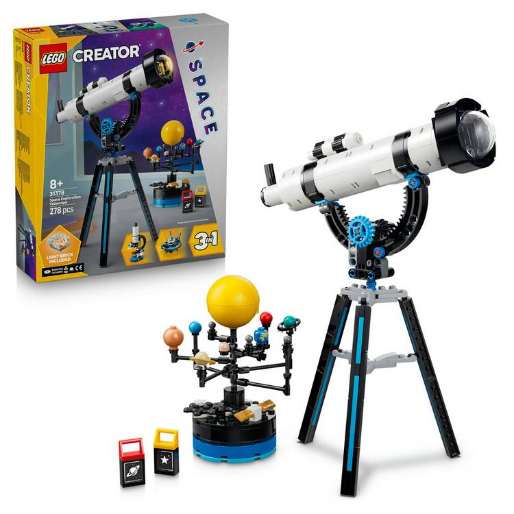 LEGO Creator 3in1 Space Exploration Telescope Toy