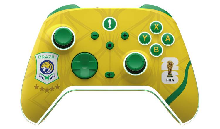 FIFA World Cup 26 AURORA+ Brazil Switch 1 & 2, PC Wireless Controller - Yellow