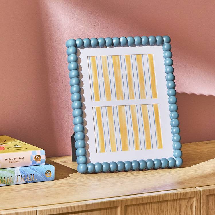 Habitat Bobble Multi Photo Blue Picture Frame - 4x6" 0