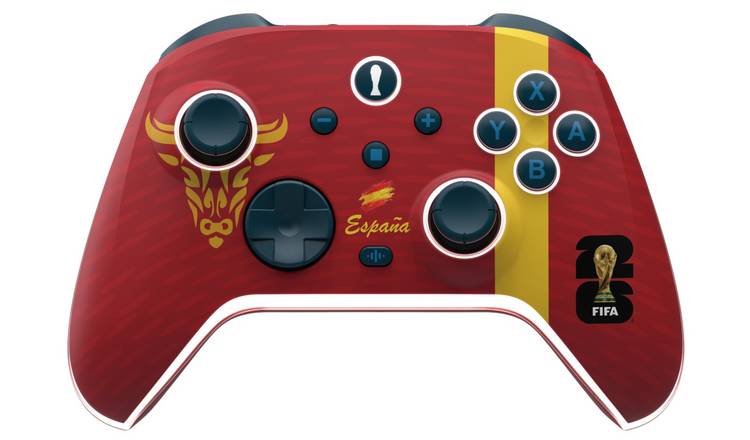 FIFA World Cup 26 AURORA+ Spain Switch 1 & 2, PC Wireless Controller - Red