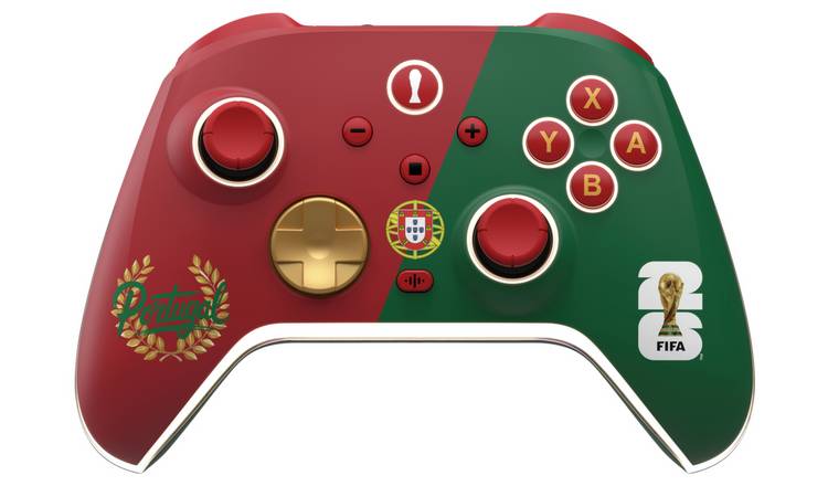 FIFA World Cup 26 AURORA+ Portugal Switch 1 & 2, PC Wireless Controller - Red