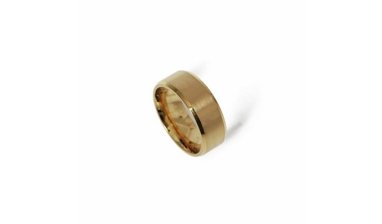 Uncommon Souls Gold Tone Band Ring - S/M