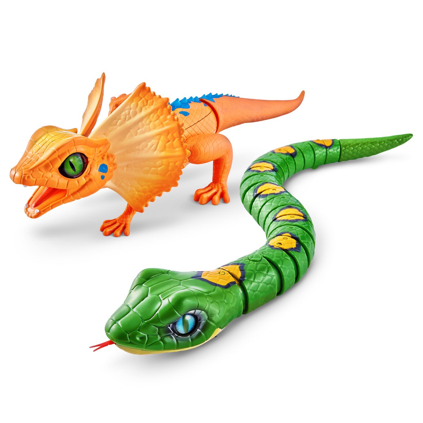 ZURU Robo 38509 Alive Lurking Lizard Série 3 Orange Motifs et Couleurs Assortis