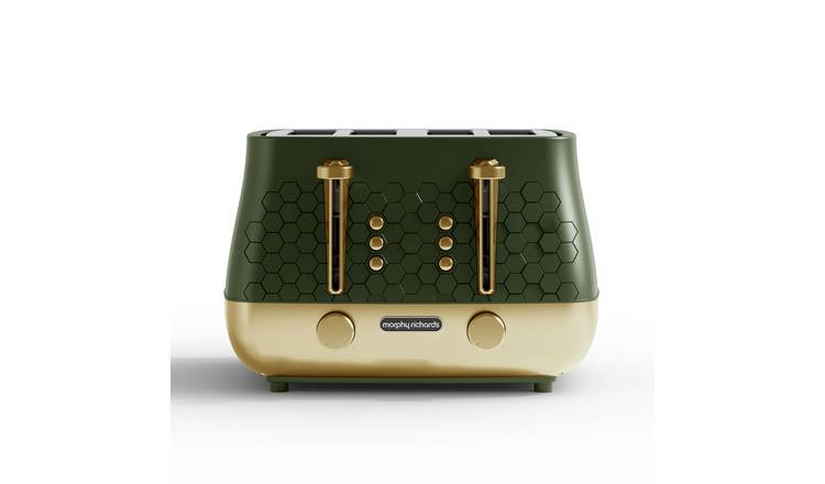 Morphy Richards 243022 Cassini 4 Slice Toaster - Olivine