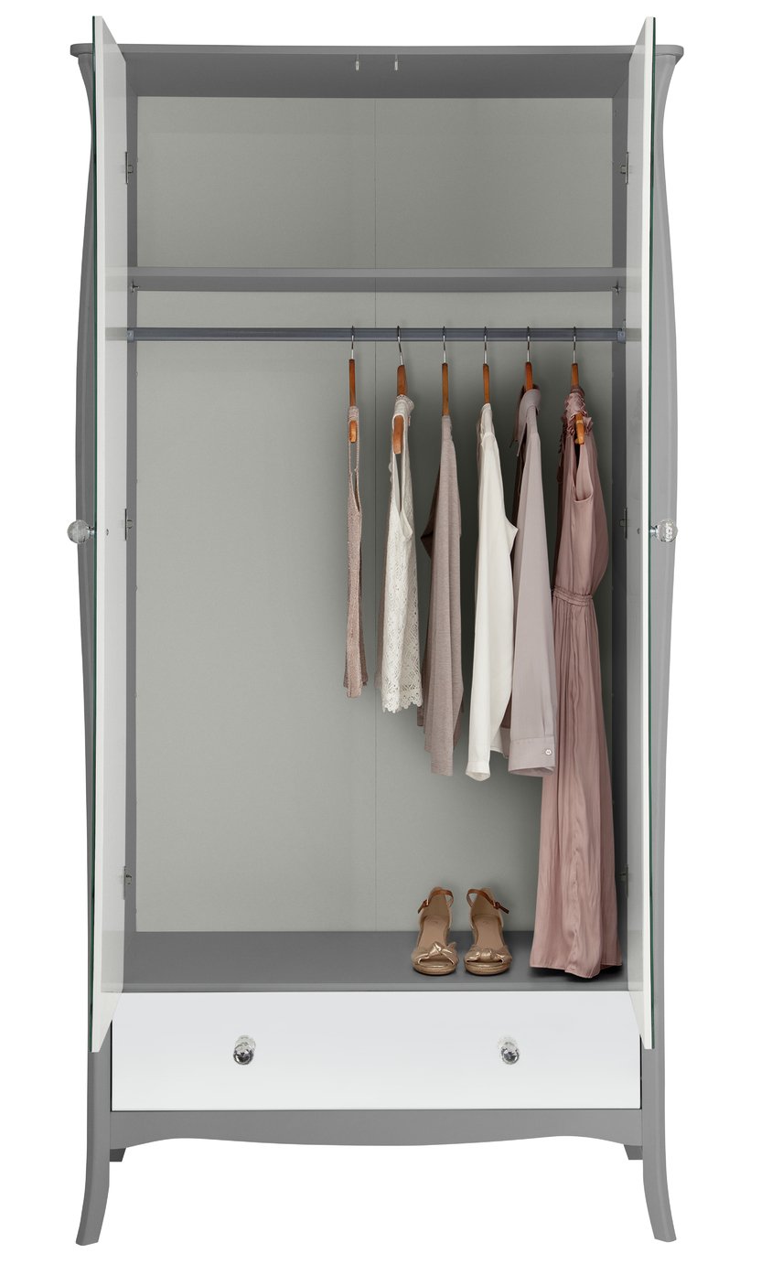 Argos Home Amelie 2 Door 1 Drawer Mirrored Wardrobe Review