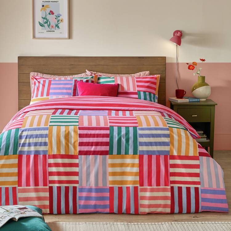 Furn Ana Stripe Bedding Set - Single 0