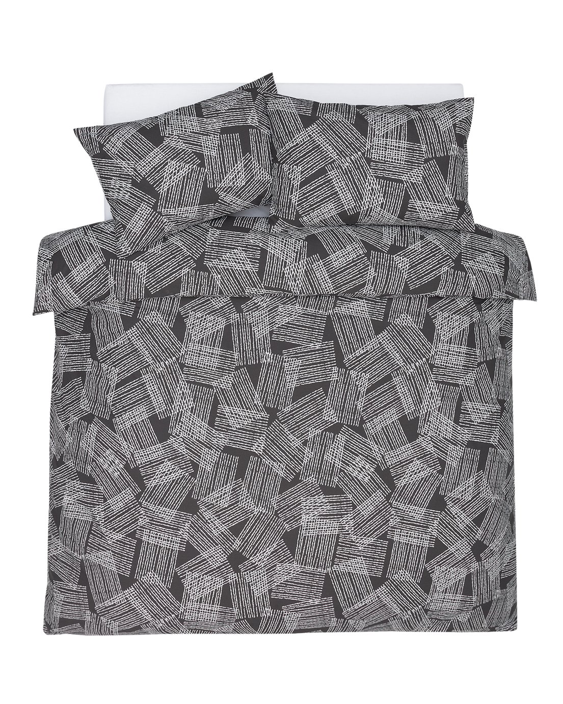 Argos Home Grey Grid Print Bedding Set Review