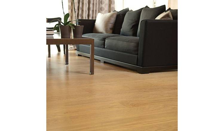 Kraus Hadley Light Oak Vinyl Floor Tiles - Brown