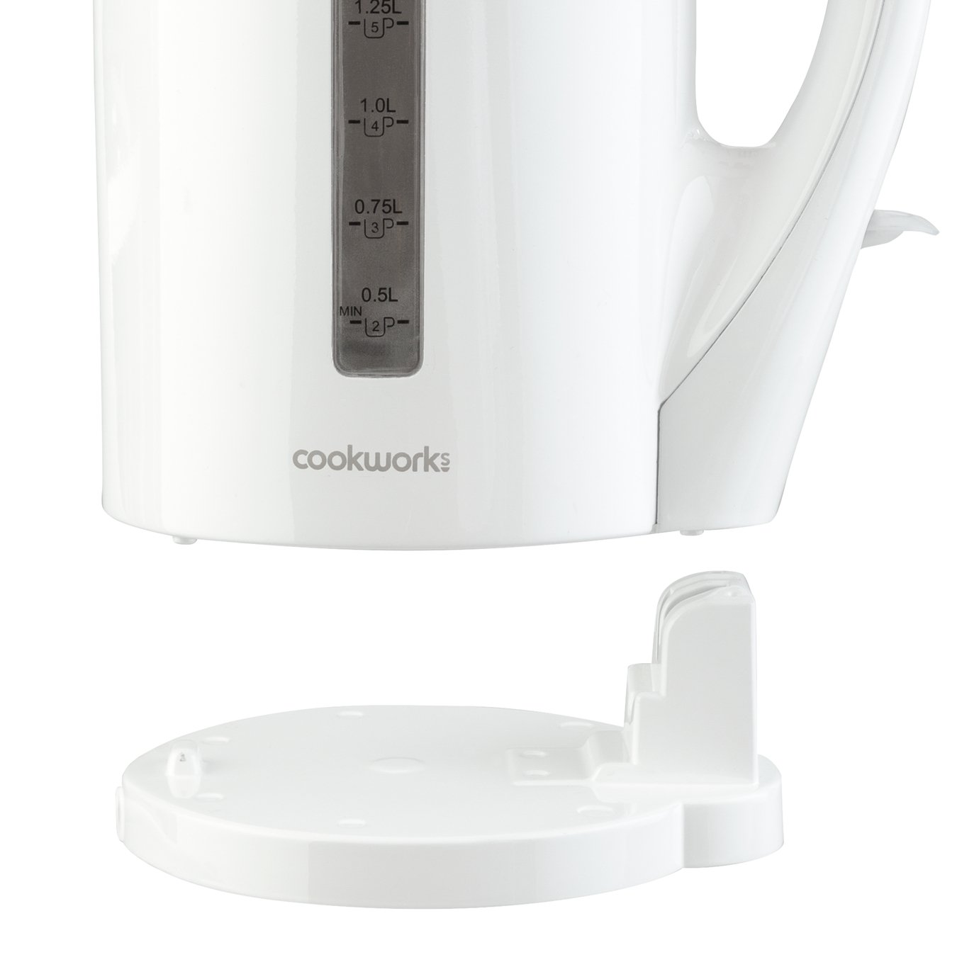 Cookworks kettle outlet white