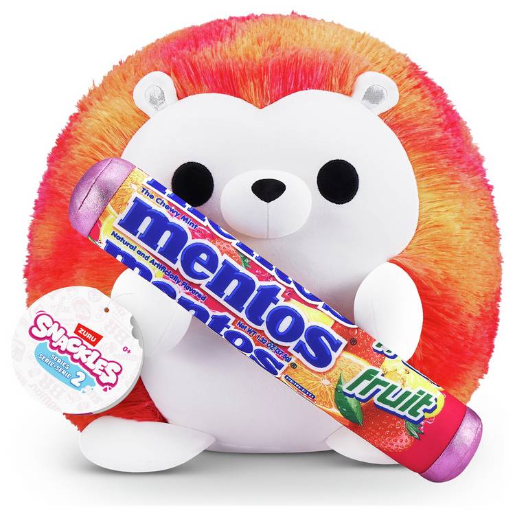 Snackles Series 2 Mentos Hedgehog 14" Plush 0