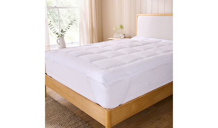 The Fine Bedding Company Dual Layer Mattress Topper - Double