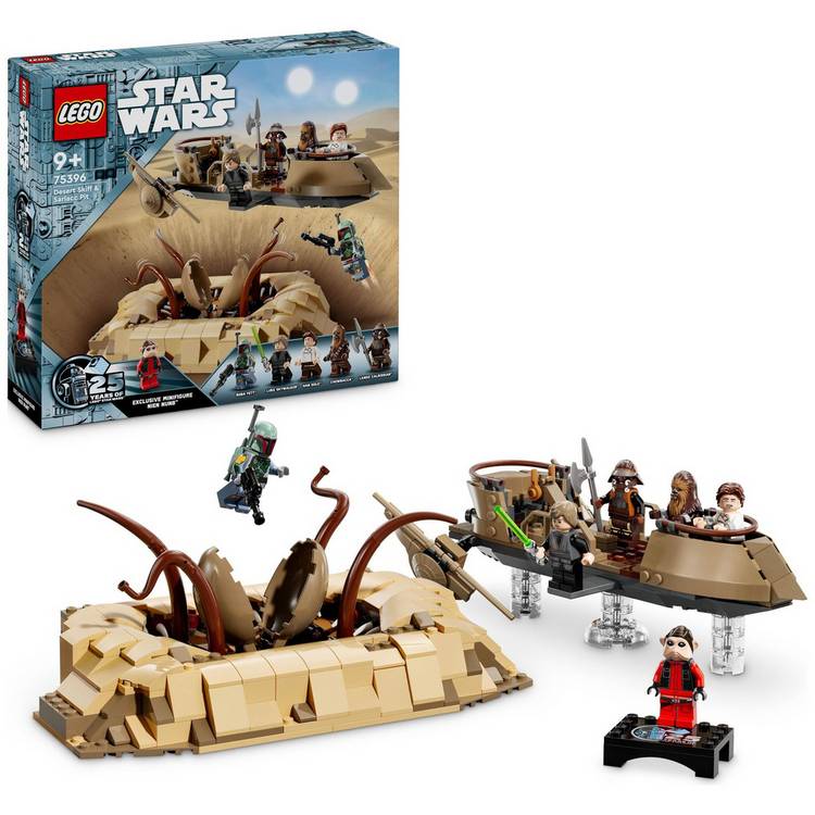 LEGO Star Wars Desert Skiff & Sarlacc Pit Building Toy 75396 0