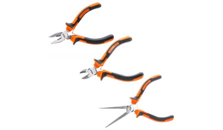 Rolson 3 Piece Mini Pliers Set