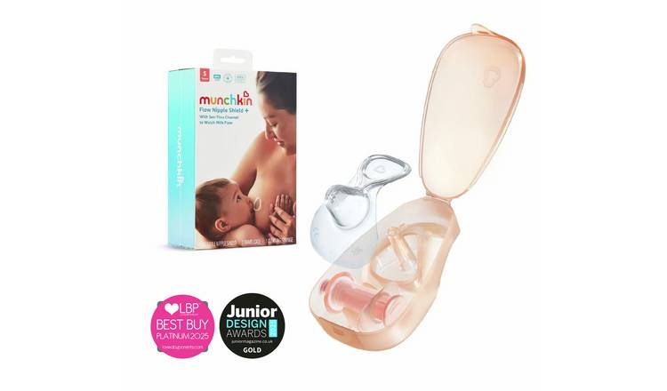 Munchkin Flow 16mm Nipple Shield+ Starter Kit