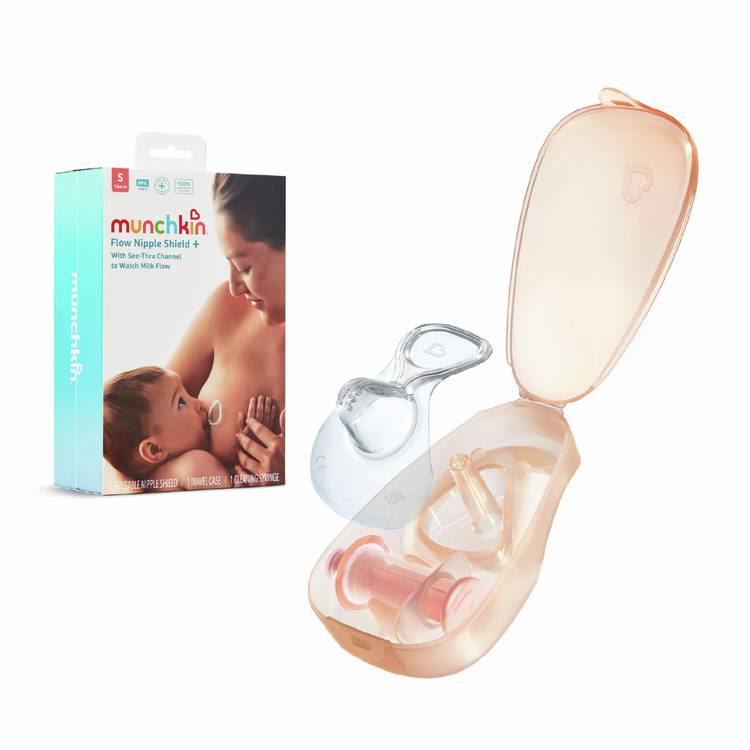 Munchkin Flow 16mm Nipple Shield+ Starter Kit