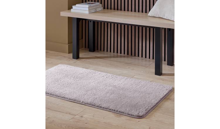 Argos Home Microplush Pink Short Pile Rug - 60x110cm