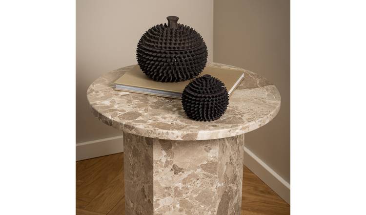 Furniture To Go Naxos Round Side Table - Brown