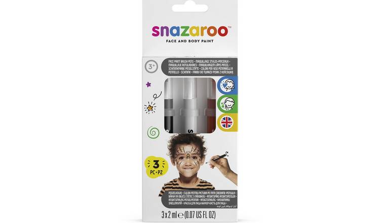 Snazaroo Halloween Face and Body Brush Pen Pack