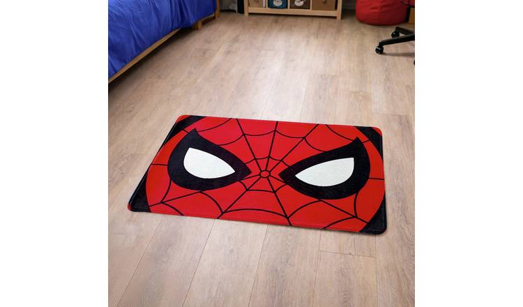 Disney Spiderman Eyes Red Rug - 65x100cm