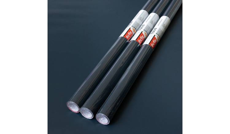 D-C-Fix Self-Adhesive Plain Navy Blue Vinyl Film
