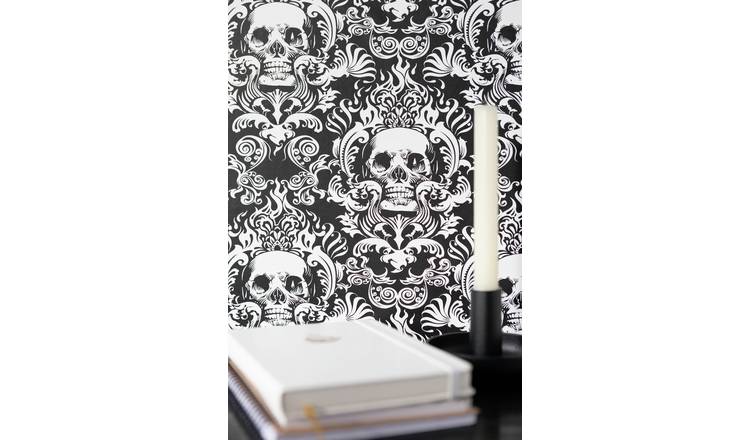 NU Wallpaper Self-Adhesive Fieri Black Wallpaper