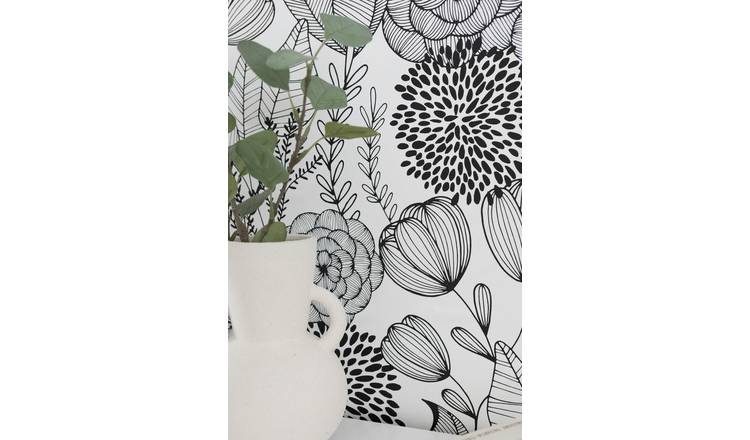 NU Wallpaper Self-Adhesive Secret Black Wallpaper