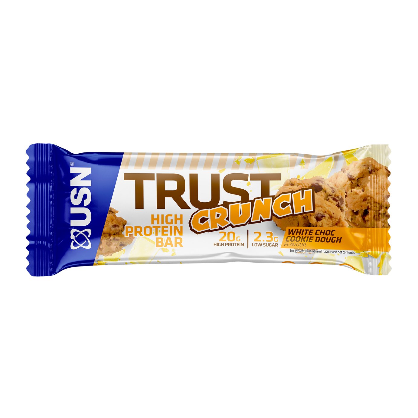 USN Trust Crunch White Chocolate Snack Bars x 12 Review