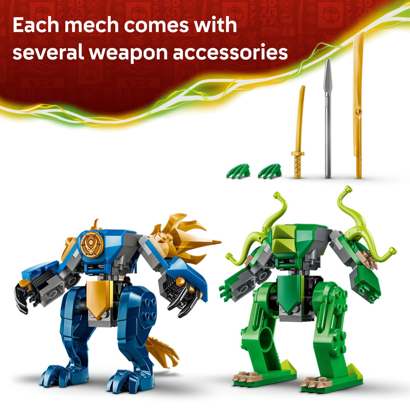 Buy LEGO NINJAGO Jay's Dragon Mech Fight Ninja Toy 71853 | LEGO