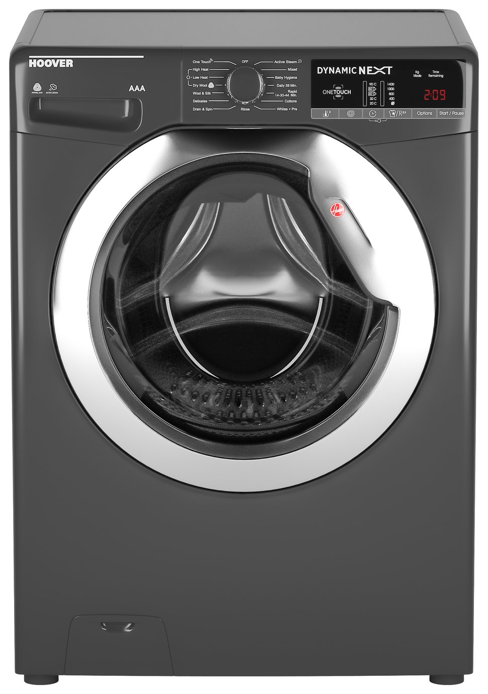 Hoover WDXOA485CR 8KG 5KG 1400 Spin Washer Dryer - Graphite