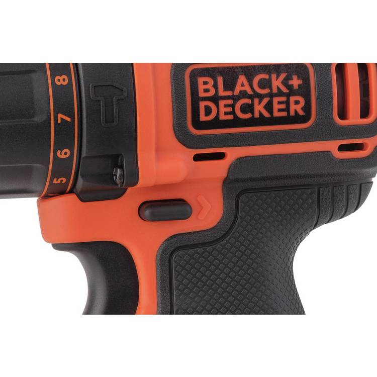 Black + Decker 18V Cordless Hammer Drill with Battery  0