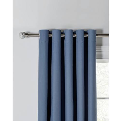 Buy Argos Home Blackout Eyelet Curtains Navy Limited Stock