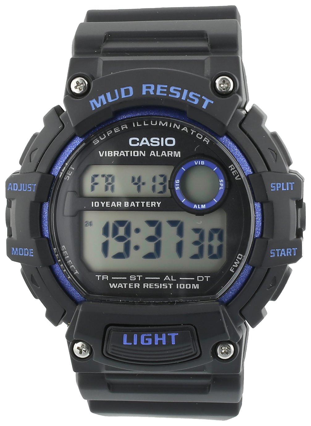 Casio Men's Black Resin Strap Mud Resist LCD Watch review