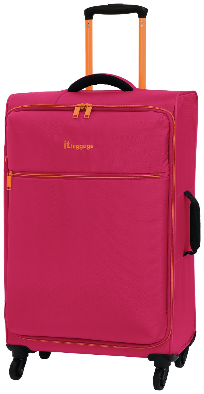 soft pink suitcase