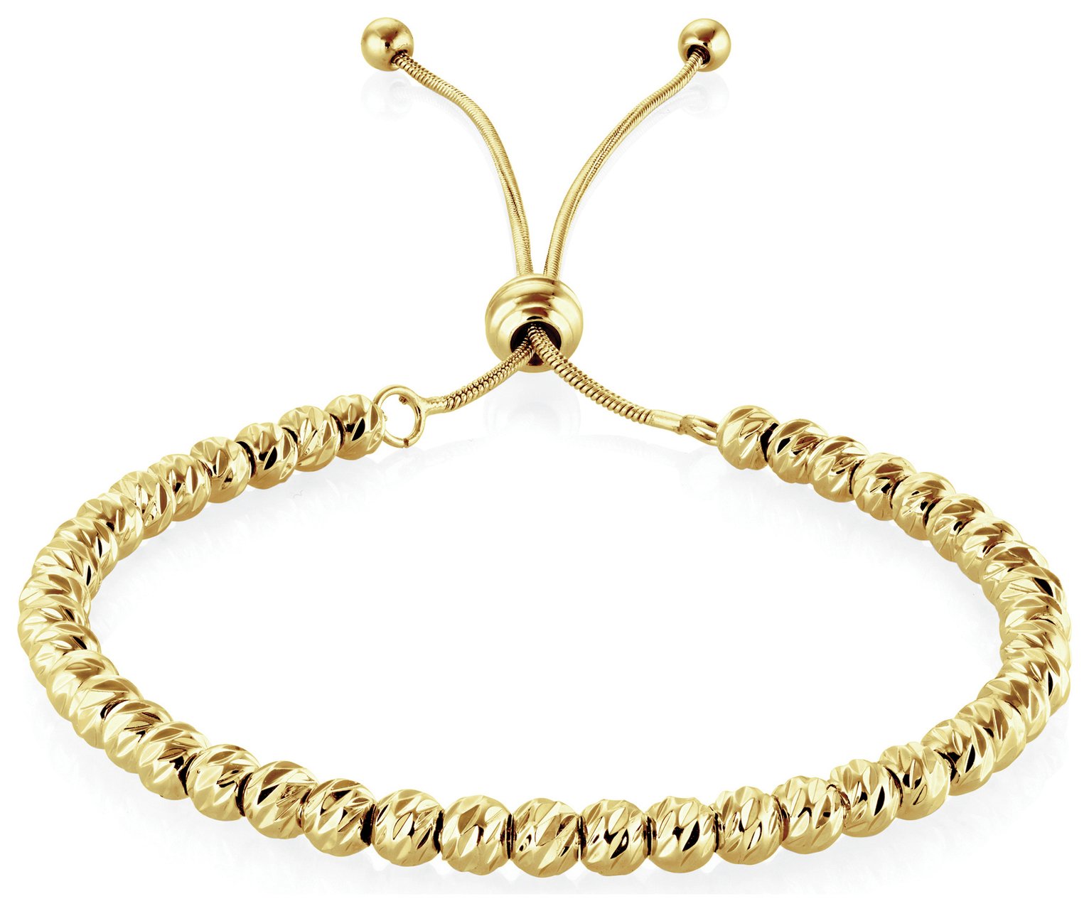 Buckley Gold Colour Soho Diamond Cut Bracelet