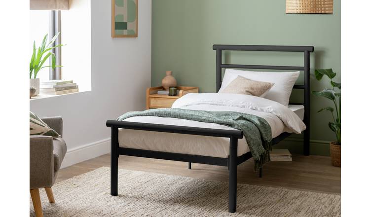 Metal frame outlet bed black