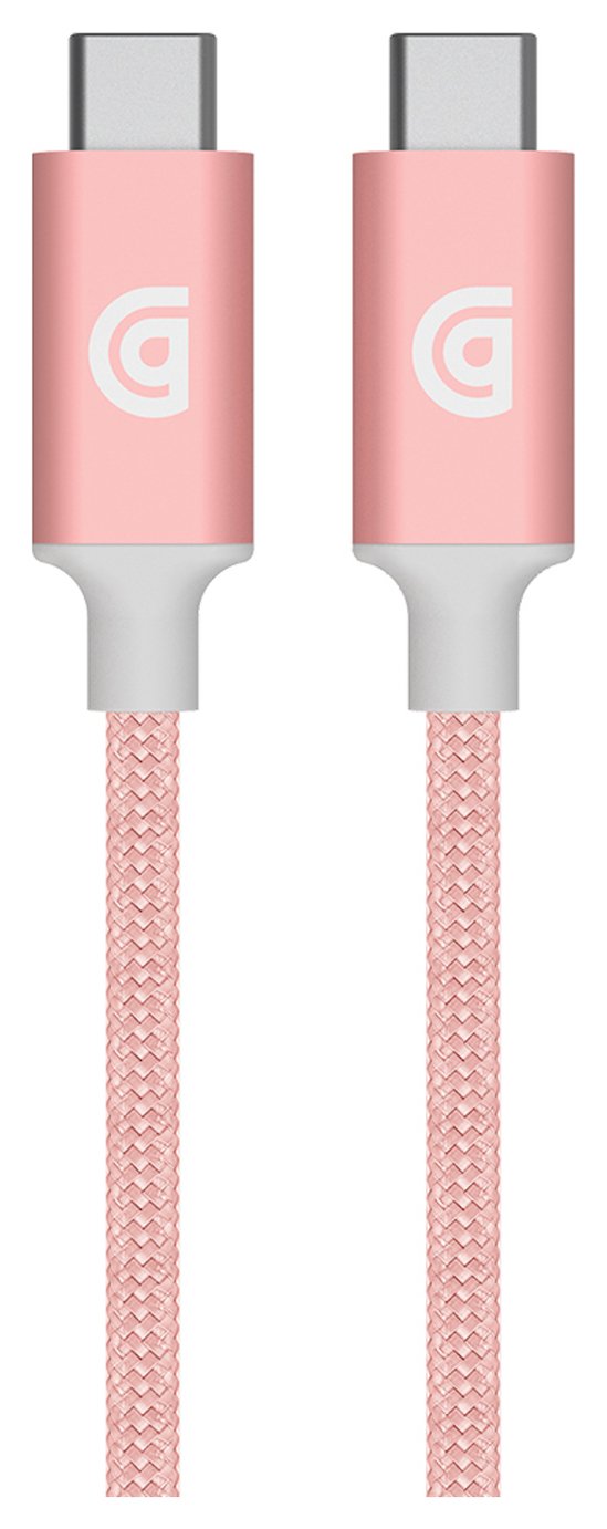 Griffin Premium USB-C To USB-C 1.8M Charging Cable Rose Gold