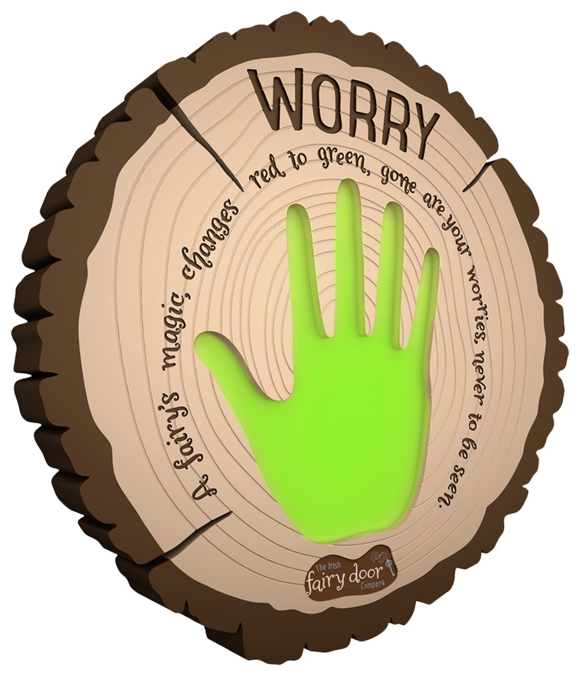 The Irish Fairy Door Company Interactive Worry Plaque