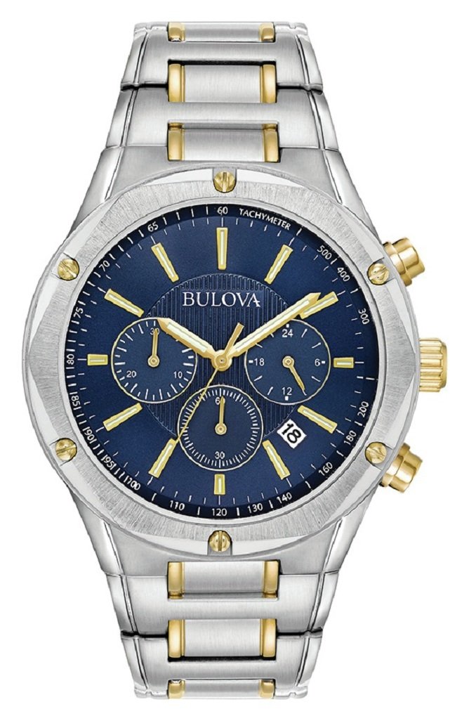 Bulova Men's Two Tone Stainless Steel Chronograph Watch review