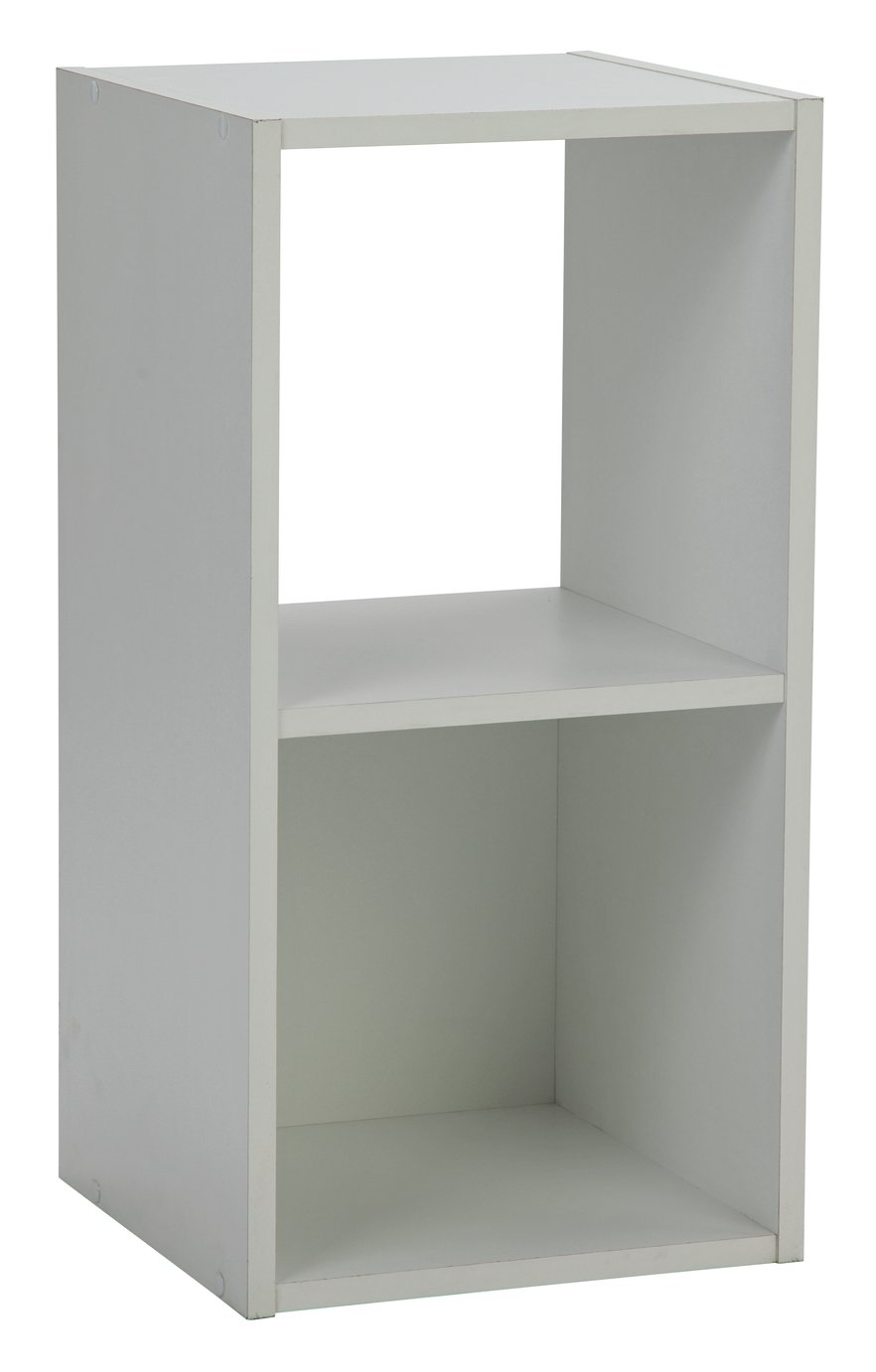 Argos Home Squares 2 Cube Storage Unit - White