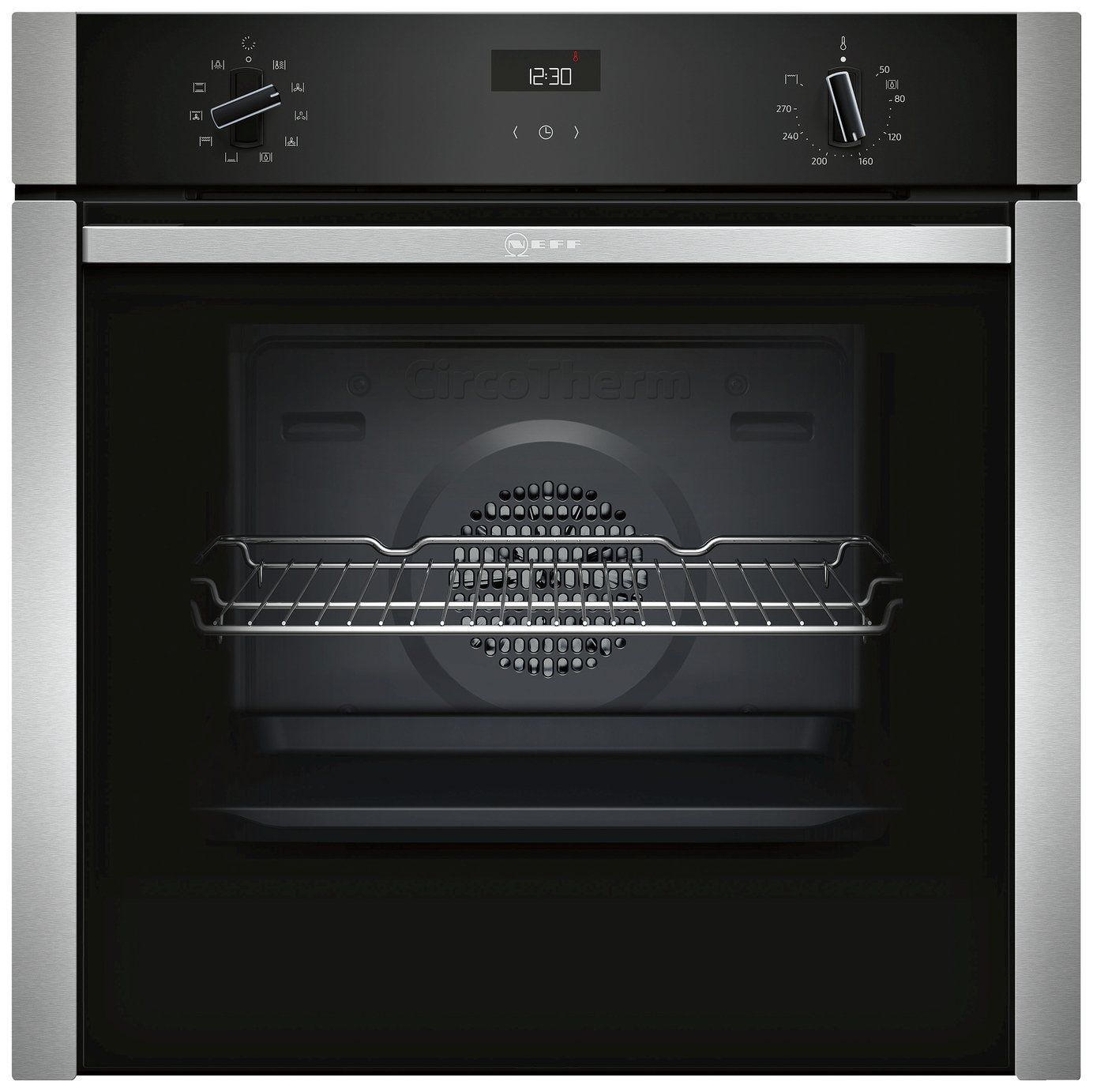 Neff B3ACE4HN0B 59.4cm Single Oven Electric Cooker - S/Steel