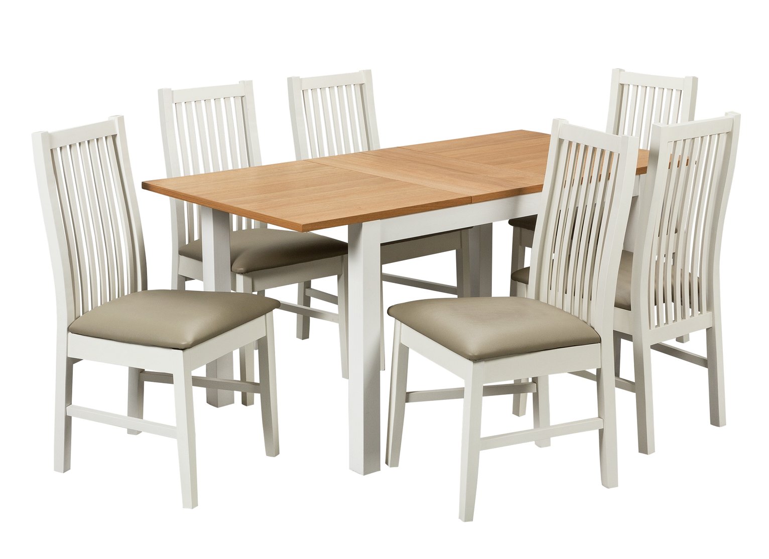 Argos Home Clifton Oak Effect Table and 6 Chairs Reviews