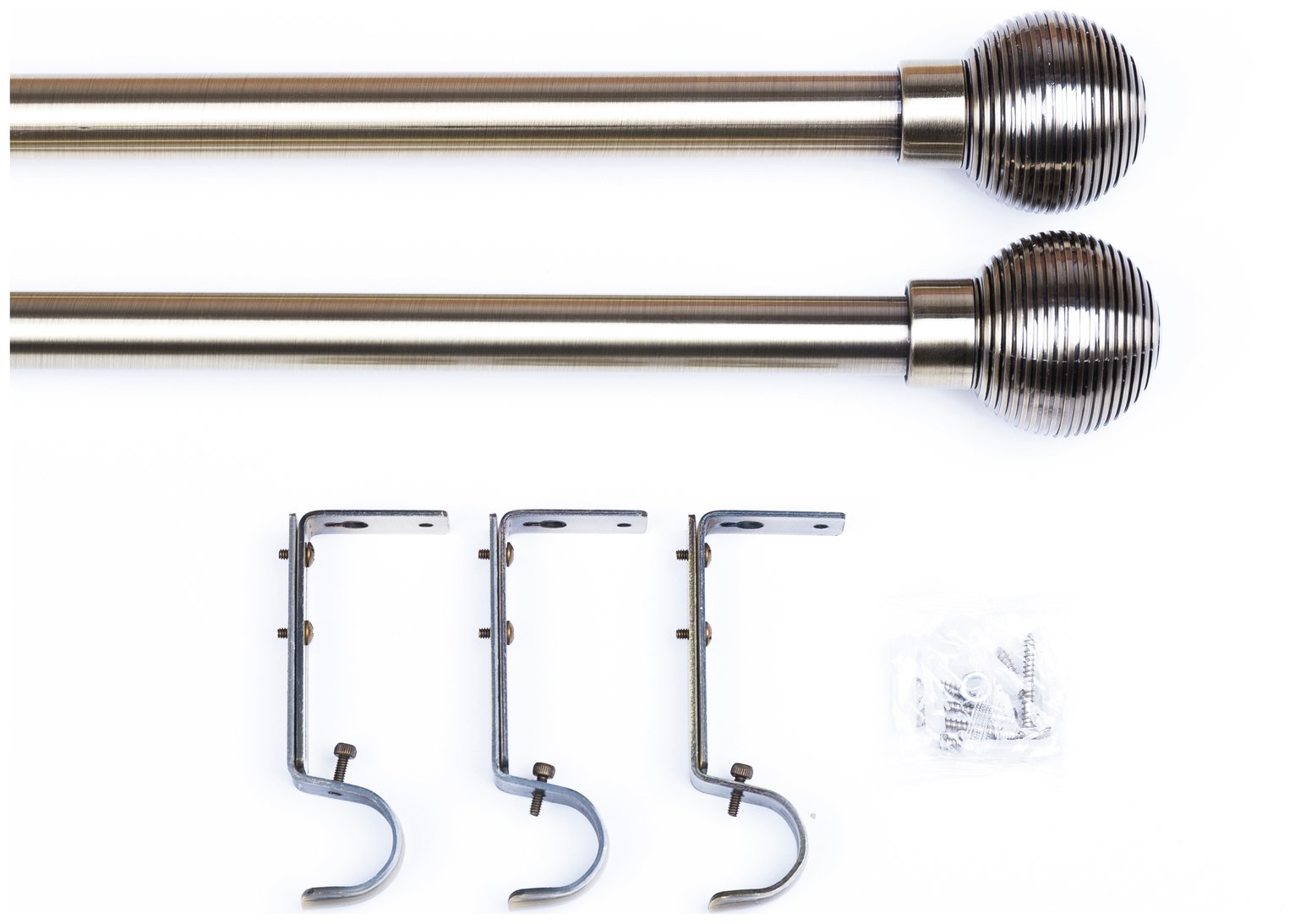 Argos Home Extendable Ribbed Curtain Pole ‚Äì Antique Brass Reviews