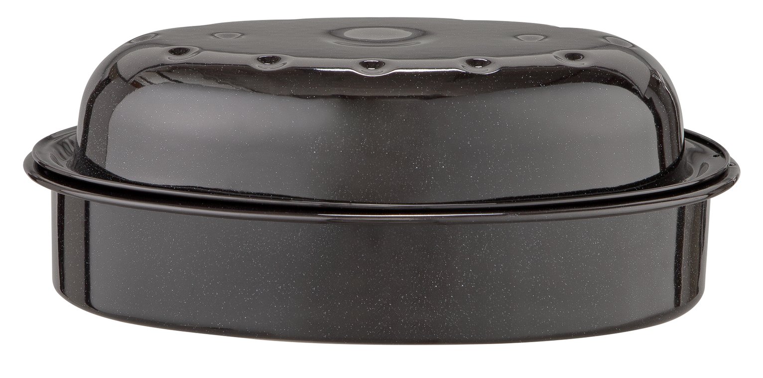 Argos Home 33cm Vitreous Enamel Lidded Roaster Reviews Updated October 2024