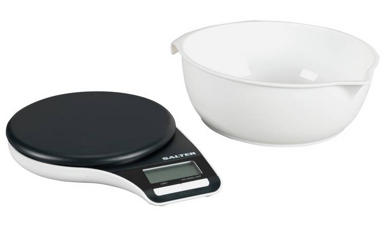 Salter Kitchen Scales with Weighing Bowls & Jugs