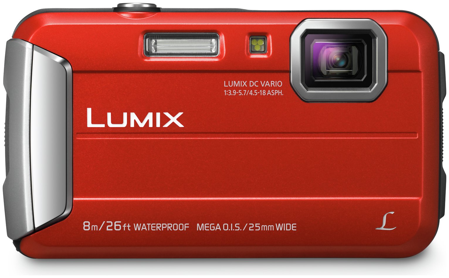 Panasonic Lumix FT30 16MP 4x Zoom Tough Camera - Red