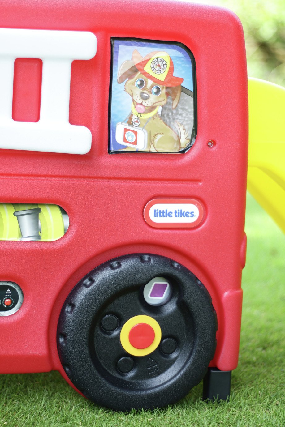 little tikes fire engine activity gym