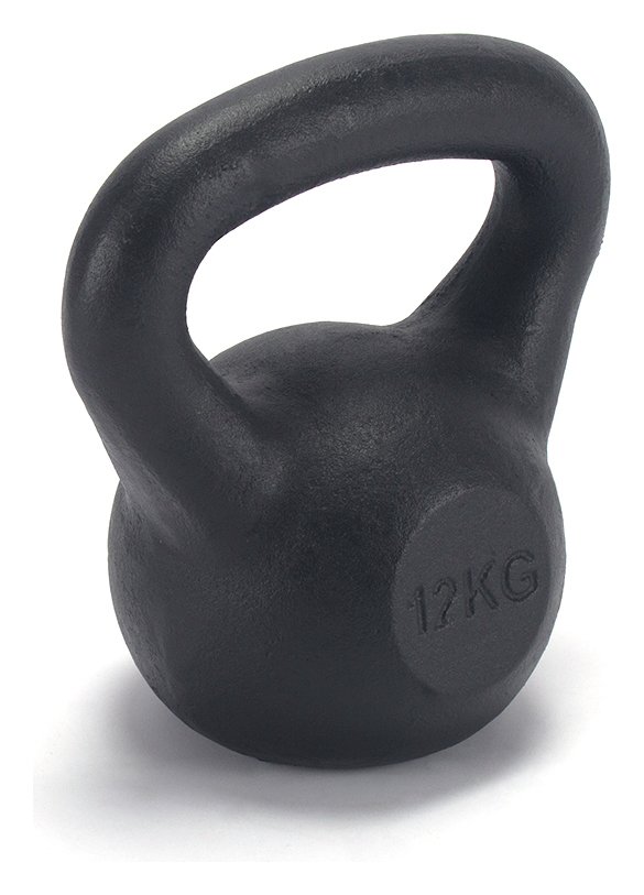 Men's Health Cast Iron Kettlebell - 12kg