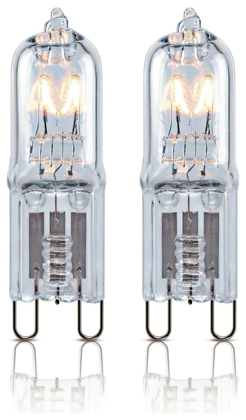 Osram 35W G9 Halogen Clear Capsule Bulbs - 2 Pack